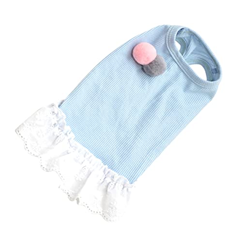 COLLBATH Kurzes Hundekleid Weste Kostüm Haustier-Spitzenrock Atmungsaktive Hundekleidung Weste Mit Rundhalsausschnitt Modische Haustierbekleidung Für Outdoor-aktivitäten Größe XL COLLBATH Kurzes Hundekleid Weste Kostüm Haustier-Spitzenrock Atmungsaktive Hundekleidung Weste Mit Rundhalsausschnitt Modische Haustierbekleidung Für Outdoor-aktivitäten Größe XL von COLLBATH