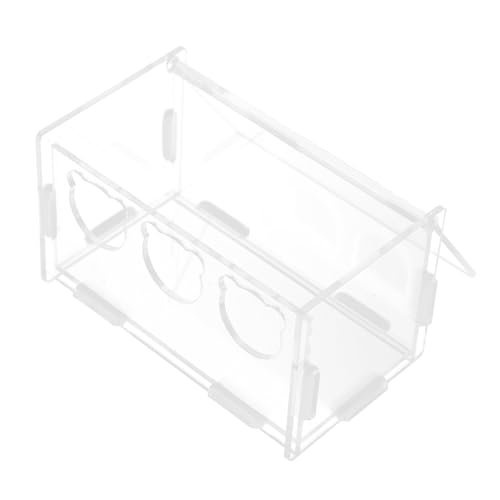 COLLBATH Acryl-tierfutterbehälter Futternapf Für Hühner Transparente Getreideaufbewahrungsbox Tierfutterbox Leicht Zu Reinigen COLLBATH Acryl-tierfutterbehälter Futternapf Für Hühner Transparente Getreideaufbewahrungsbox Tierfutterbox Leicht Zu Reinigen von COLLBATH