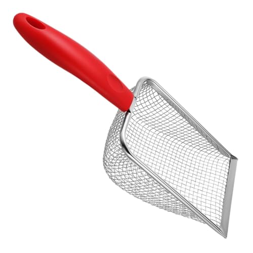 COLLBATH Schaufel für Katzenstreu rostfrei Scoop Wurf Müllschaufel Sieben Strandsandsifter Sandsieb für den Strand Katzenkotschaufel Katzenstreuschaufel aus Metall Katzenstreusieb rot COLLBATH Schaufel für Katzenstreu rostfrei Scoop Wurf Müllschaufel Sieben Strandsandsifter Sandsieb für den Strand Katzenkotschaufel Katzenstreuschaufel aus Metall Katzenstreusieb rot von COLLBATH
