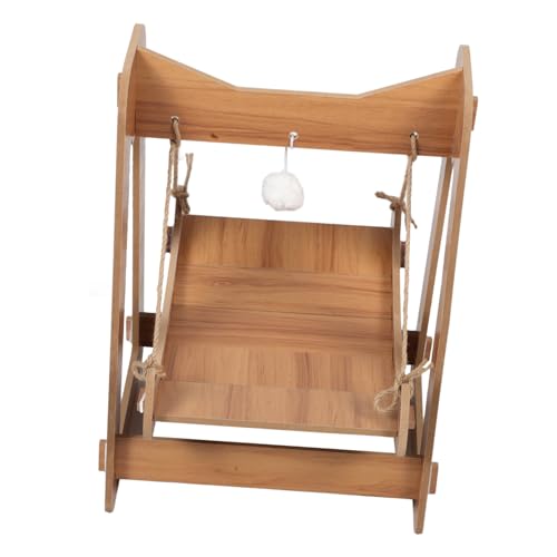 COLLBATH Katzenbett Aus Holz Katzenhängematte Für Den Innenbereich Sicheres Stabiles Bett Für Katzen COLLBATH Katzenbett Aus Holz Katzenhängematte Für Den Innenbereich Sicheres Stabiles Bett Für Katzen von COLLBATH