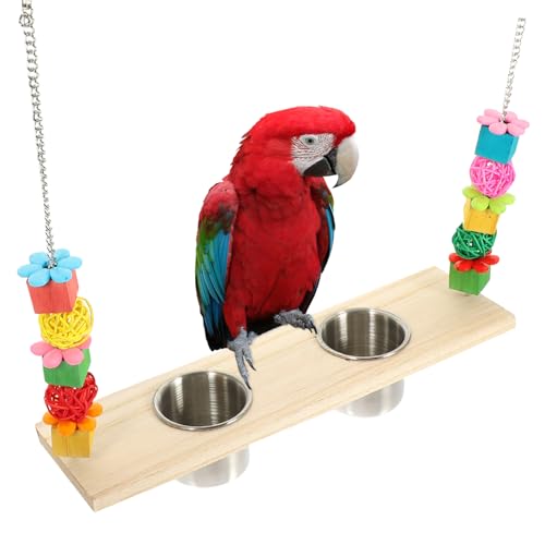 COLLBATH Schaukelspielzeug Papagei Papageienstange Papageienbarsch Papageienspielzeug vogelschaukel Bird Toys Futterständer für Sittiche Vogel hängende Schaukel Rostfreier Stahl Colorful COLLBATH Schaukelspielzeug Papagei Papageienstange Papageienbarsch Papageienspielzeug vogelschaukel Bird Toys Futterständer für Sittiche Vogel hängende Schaukel Rostfreier Stahl Colorful von COLLBATH