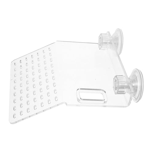COLLBATH Sonnenplattform Für Schildkröten Aquarium Aus Acryl Hängende Ruheplattform Komfortable Schwimmende Dekoration Vielseitiges Zubehör von COLLBATH