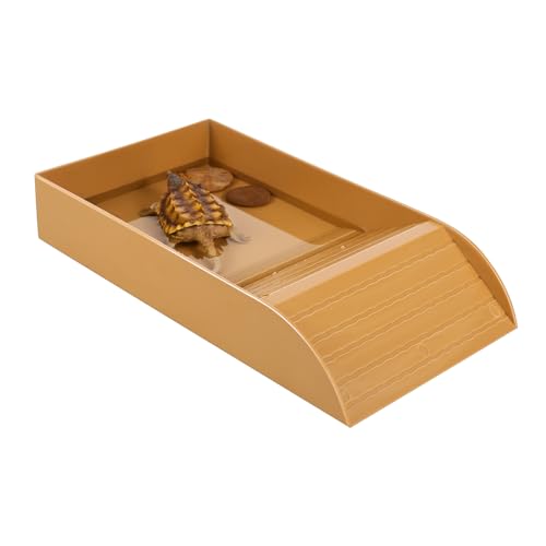 COLLBATH Schildkröten-wasserschale Mit Rampe Reptilientank-zubehör Große Einweichschale Zum Der Schildkröte COLLBATH Schildkröten-wasserschale Mit Rampe Reptilientank-zubehör Große Einweichschale Zum Der Schildkröte von COLLBATH