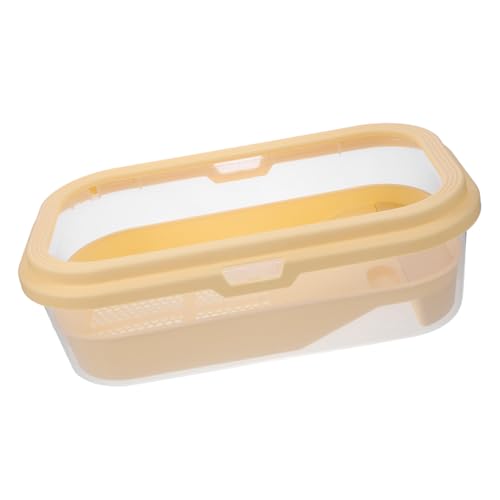 COLLBATH Schildkrötenbecken Für Den Haushalt Mehrere Zucht Plattform Panzer Becken Und Aquarien Für Wasserschildkröten Blau Wasser- Tank Reptil Groß Schleichtiere Yellow Plastik von COLLBATH