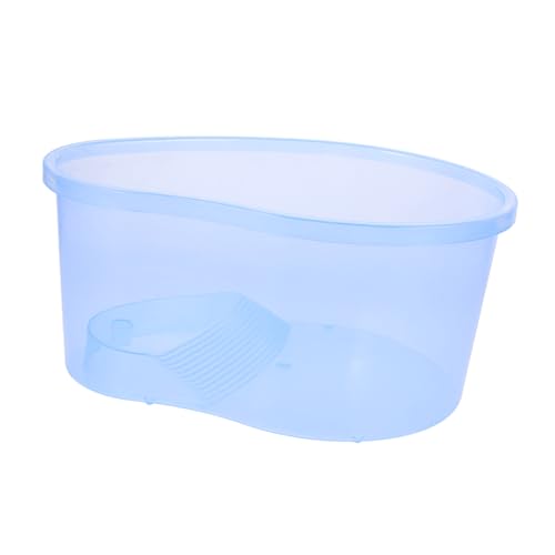 COLLBATH Terrarium Für Schildkröten Mit Sonnenplattform Kunststoff Reptilien Zuchtbox Aquarium Kleine Haustierbox Für Zuhause von COLLBATH