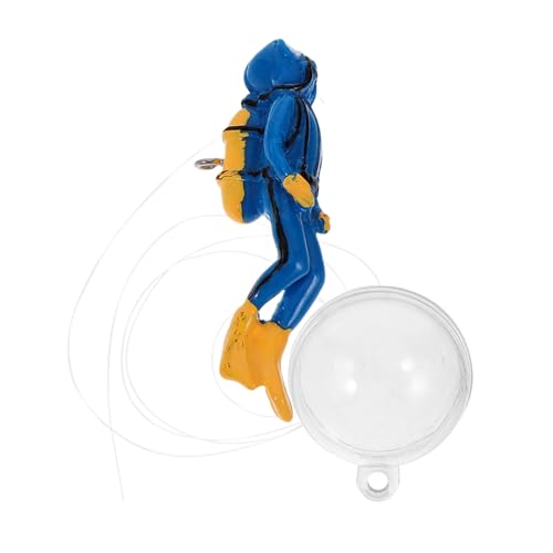 COLLBATH Aquarium-Taucher-Dekoration Harz-Schwimmer Kleine Aquarium-Ornament Süße Schwimmende Dekoration Fischfreundliche Aquarium-aktivität von COLLBATH