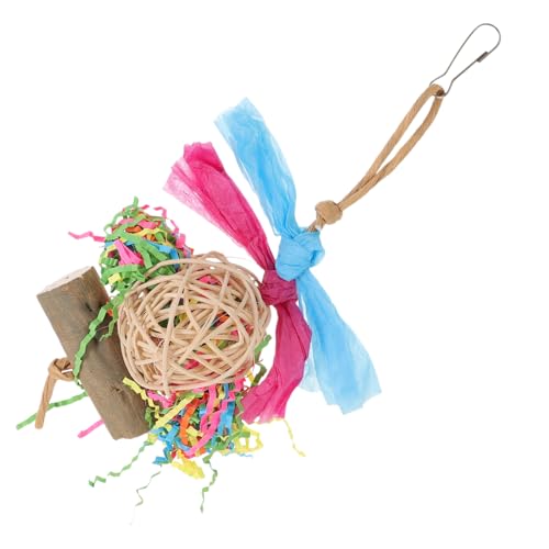 COLLBATH Kauspielzeug Zum Aufhängen Für Vögel Holz Spielzeug Zum Kauen Papageien Spielzeug Mit Glöckchen Beschäftigungsspielzeug Für Vögelkäfige COLLBATH Kauspielzeug Zum Aufhängen Für Vögel Holz Spielzeug Zum Kauen Papageien Spielzeug Mit Glöckchen Beschäftigungsspielzeug Für Vögelkäfige von COLLBATH