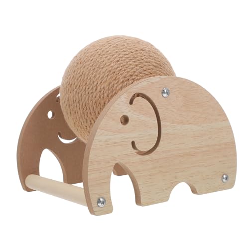COLLBATH Sisalball Zum Kratzen Für Katzen Hohles Design Mit Ständer Interaktives Katzenspielzeug Für Bewegungsspiele Kratzbälle Mit Sisalmaterial Für Gesunde Krallen COLLBATH Sisalball Zum Kratzen Für Katzen Hohles Design Mit Ständer Interaktives Katzenspielzeug Für Bewegungsspiele Kratzbälle Mit Sisalmaterial Für Gesunde Krallen von COLLBATH