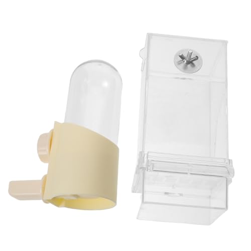 COLLBATH Smart Pet Feeder Vogelfütterungsschale Sittichfutter Für Vogelkäfig Bird Feeder Automatischer Käfig Vogelfutterstation Im Freien Wasserspender Für Sittiche Für Den Käfig Plastik von COLLBATH