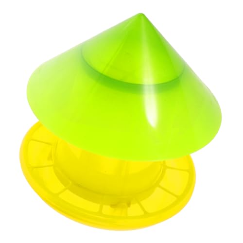 COLLBATH Geflügel-Futterbehälter-Deckel automatischer Futterspender für Hühner Gänse Tauben Futterspender Küken-Futterspender-Set und stabil von COLLBATH