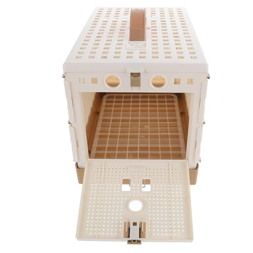 COLLBATH Tragbarer Taubenkäfig Zusammenklappbarer Geflügelkäfig Transportbox Für Tauben Kätzchen-kaninchenkäfig Haustiertransportkäfig von COLLBATH