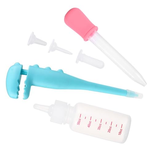COLLBATH Teiliges Welpen und Katzenfläschchen mit Ersatzsaugern Kleine Tiernahrung Ergonomisch Brustähnlich für Neugeborene Welpen Katzen und Kleine Haustiere Vielseitig für Milch und von COLLBATH