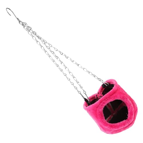 COLLBATH Chinchilla-hängematte Tier-hängematte Warmes Nest Tiere Hängehöhle Eichhörnchen Meerschweinchen Ratte 11 X 14 cm Zufällige Farbe von COLLBATH