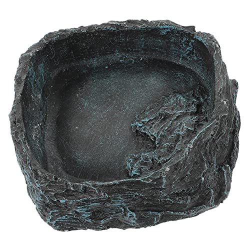 COLLBATH Wassernapf Für Reptilien Schildkröten-wassernapf Reptilien-futterteller Aus Harzmaterial rutschfest Geeignet Für Eidechsen Und Andere Kleintiere COLLBATH Wassernapf Für Reptilien Schildkröten-wassernapf Reptilien-futterteller Aus Harzmaterial rutschfest Geeignet Für Eidechsen Und Andere Kleintiere von COLLBATH