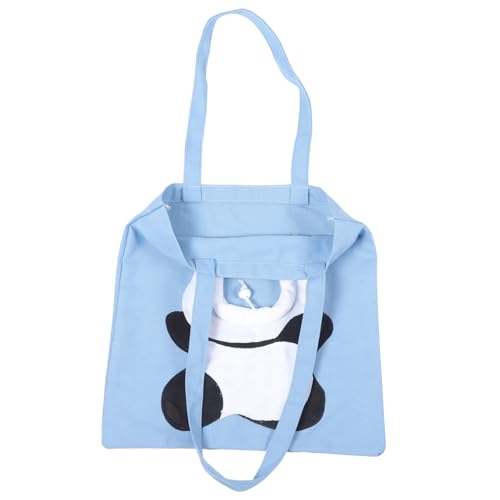 COLLBATH Portable Katzen-Tragetasche Atmungsaktivem Canvas Im Panda-Design Für Kleine Haustiere Leicht Und Einfach Zu Reinigen Für Outdoor- Und Täglichen Gebrauch von COLLBATH