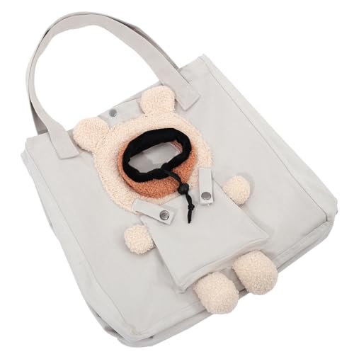 COLLBATH Entzückende Haustier-Schultertasche Katzentragetasche Canvas-Reisetragetasche für Hunde tragbare Haustier-Ausflugstasche COLLBATH Entzückende Haustier-Schultertasche Katzentragetasche Canvas-Reisetragetasche für Hunde tragbare Haustier-Ausflugstasche von COLLBATH