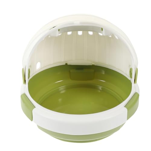 COLLBATH Hamsterkäfig Kleiner Haustierträger zusammenklappbare Reisebox Griff-Stil Hamsterträger Stabiler ABS-Kunststoff Grün COLLBATH Hamsterkäfig Kleiner Haustierträger zusammenklappbare Reisebox Griff-Stil Hamsterträger Stabiler ABS-Kunststoff Grün von COLLBATH