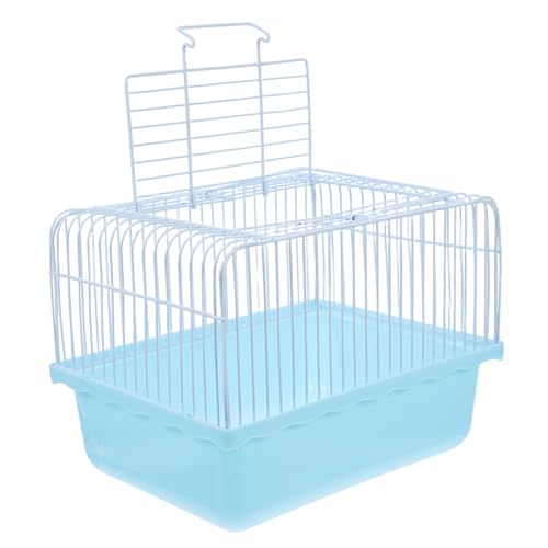COLLBATH Zusammenklappbarer Vogel-reisekäfig Aus Kunststoff Tragbar Für Kleine Vögel Hamsterkäfig Transportbox Leicht Zu Reinigen Für Reisen Hause von COLLBATH