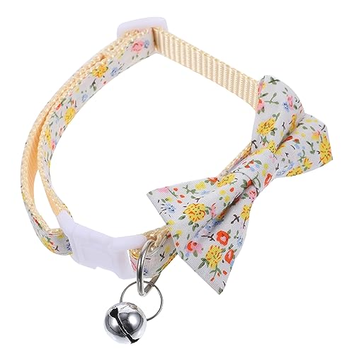 COLLBATH Schickes Katzenhalsband Mit Fliege Und Glöckchen Verstellbares Halsband Für Haustiere Und Kätzchen Zum Täglichen Tragen Auf Partys COLLBATH Schickes Katzenhalsband Mit Fliege Und Glöckchen Verstellbares Halsband Für Haustiere Und Kätzchen Zum Täglichen Tragen Auf Partys von COLLBATH