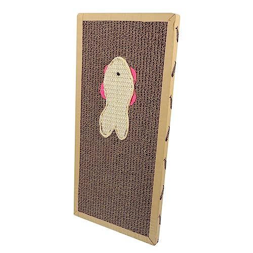 COLLBATH Tragbares Katzenkratzer Board Aus Wellpappe Für Haushaltskatzen Kätzchen Krallenwetzen Für Drinnen Mit Lustigem Design COLLBATH Tragbares Katzenkratzer Board Aus Wellpappe Für Haushaltskatzen Kätzchen Krallenwetzen Für Drinnen Mit Lustigem Design von COLLBATH