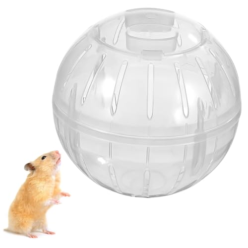 COLLBATH Transparente Hamsterlaufkugel mit Belüftung Sanftes Innenmaterial Leicht zu Reinigen Durchmesser Spiel und Übungsball für Zwerghamster und Kleine Haustiere COLLBATH Transparente Hamsterlaufkugel mit Belüftung Sanftes Innenmaterial Leicht zu Reinigen Durchmesser Spiel und Übungsball für Zwerghamster und Kleine Haustiere von COLLBATH