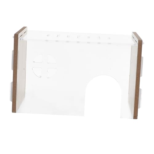COLLBATH Transparentes Hamsterversteck Kleines Tierheim mit Design für Innenräume zu Reinigen Warten für Hamsteraktivitäten COLLBATH Transparentes Hamsterversteck Kleines Tierheim mit Design für Innenräume zu Reinigen Warten für Hamsteraktivitäten von COLLBATH