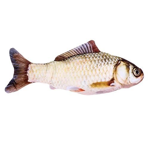 COLLBATH Elektrischer Springender Fisch Spielzeug Für Katzen USB Aufladbar Haustier Teaser Mit Katzenminze Greifbares Fischspielzeug Zum Spielen COLLBATH Elektrischer Springender Fisch Spielzeug Für Katzen USB Aufladbar Haustier Teaser Mit Katzenminze Greifbares Fischspielzeug Zum Spielen von COLLBATH