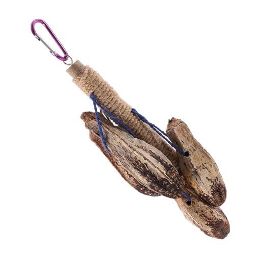 COLLBATH Papageienspielzeug Aus Holz Vogel Kauspielzeug Hängendes Vogel Spielzeug Für Käfig Beißspielzeug Für Papageien Sittich Spielzeug Kauen Vogelspielzeug von COLLBATH