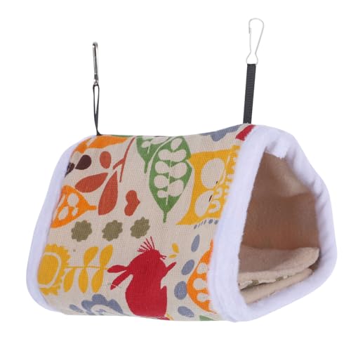 COLLBATH Vogel Nest Wärmendes Haustier Hängematte mit Doppeltem Eingang für Bequeme und Kuschelige Unterkunft für Kleine Haustiere für Winter im Käfig COLLBATH Vogel Nest Wärmendes Haustier Hängematte mit Doppeltem Eingang für Bequeme und Kuschelige Unterkunft für Kleine Haustiere für Winter im Käfig von COLLBATH