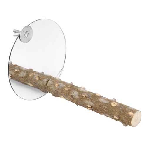 COLLBATH Holz Sitzstange Papagei Spielzeug Acryl Spiegel Vogel Käfig Zubehör für Heimtierbedarf COLLBATH Holz Sitzstange Papagei Spielzeug Acryl Spiegel Vogel Käfig Zubehör für Heimtierbedarf von COLLBATH