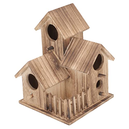 COLLBATH Vogelhaus Aus Holz Für Garten Und Kreatives Nisthaus Für Papageien Und Wildvögel Und Langlebig Vogelzubehör Und Garten Dekoration Warmes COLLBATH Vogelhaus Aus Holz Für Garten Und Kreatives Nisthaus Für Papageien Und Wildvögel Und Langlebig Vogelzubehör Und Garten Dekoration Warmes von COLLBATH
