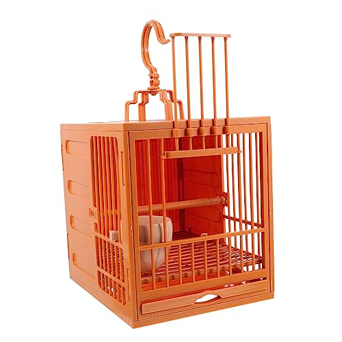 COLLBATH Vogelkäfig Fütterungskäfig Für Papageien Eingesperrt Vogelfütterer Vogelfutterautomat Für Käfig Großer Papageienbarsch Vogelhäuschen Hamsterkäfig Abs Fänger Teich Brown Plastik COLLBATH Vogelkäfig Fütterungskäfig Für Papageien Eingesperrt Vogelfütterer Vogelfutterautomat Für Käfig Großer Papageienbarsch Vogelhäuschen Hamsterkäfig Abs Fänger Teich Brown Plastik von COLLBATH