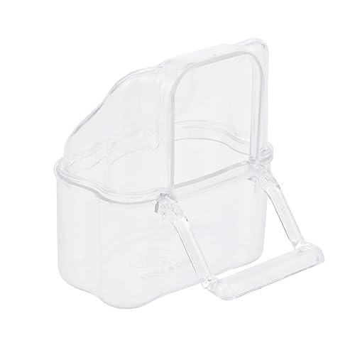 COLLBATH Transparenter Futternapf Für Vogelkäfig Futter Wasserspender Aus Acryl Leicht Zu Reinigen Mit Deckel Für Vögel Und Kleintiere COLLBATH Transparenter Futternapf Für Vogelkäfig Futter Wasserspender Aus Acryl Leicht Zu Reinigen Mit Deckel Für Vögel Und Kleintiere von COLLBATH