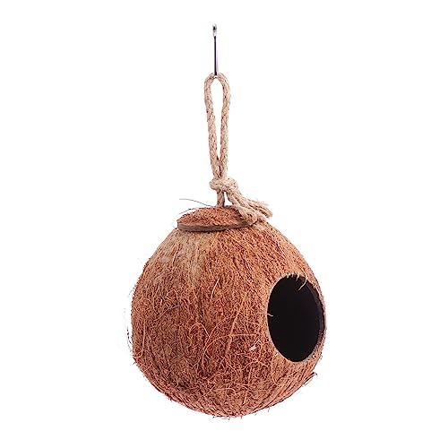 COLLBATH Kokosnuss Schale Vogelnest Natürliche Vogelbrutnest Zum Aufhängen Vogelhaus Kokosnussschalen Vogelnest-Dekoration COLLBATH Kokosnuss Schale Vogelnest Natürliche Vogelbrutnest Zum Aufhängen Vogelhaus Kokosnussschalen Vogelnest-Dekoration von COLLBATH