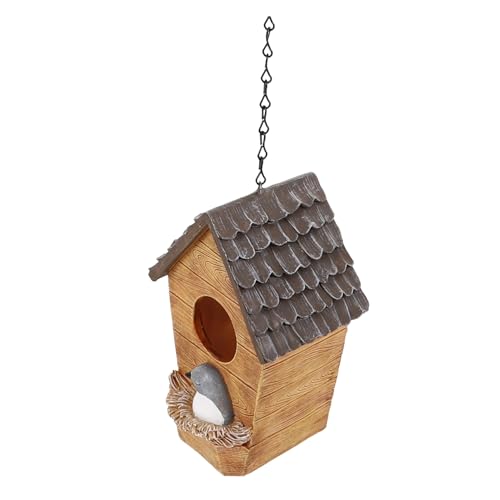 COLLBATH Vogelnest Dekoration großer Vogel hängend dekorativ Häuser Hof Vogel Zuhause Vogelhäuschen für draußen Gartendekoration kleine Vogelversorgung Garten Vogelhaus Harz COLLBATH Vogelnest Dekoration großer Vogel hängend dekorativ Häuser Hof Vogel Zuhause Vogelhäuschen für draußen Gartendekoration kleine Vogelversorgung Garten Vogelhaus Harz von COLLBATH
