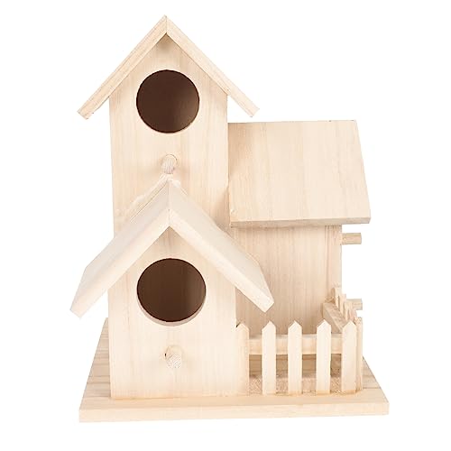 COLLBATH Vogelnistkasten Vogelhaus- Papageien-inkubator Garten-vogelfütterungshaus Holzhandwerk Vogelnest für Die Inneneinrichtung COLLBATH Vogelnistkasten Vogelhaus- Papageien-inkubator Garten-vogelfütterungshaus Holzhandwerk Vogelnest für Die Inneneinrichtung von COLLBATH