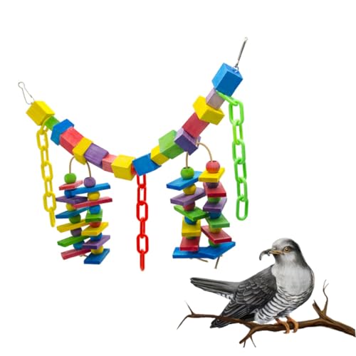 COLLBATH Vogel Spielzeug Für Nymphensittich Papagei Beißen Spielzeug Natürliche Holz Blöcke Pet Relief COLLBATH Vogel Spielzeug Für Nymphensittich Papagei Beißen Spielzeug Natürliche Holz Blöcke Pet Relief von COLLBATH