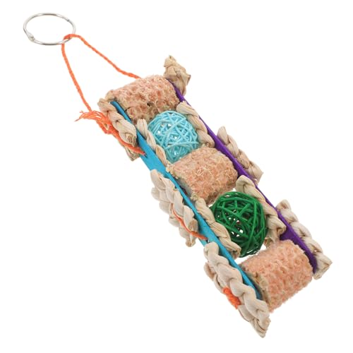 COLLBATH Select Papageienspielzeug Vogelspielzeug Für Nymphensittiche Hängendes Vogelkauspielzeug Großes Vogelspielzeug Lustiges Futtersuchspielzeug Für Vögel Kauspielzeug Für Haustiere von COLLBATH