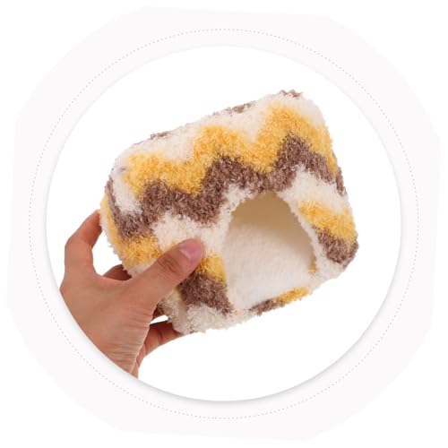 COLLBATH Warmes Hamsterversteck aus Weichem Korallenfleece Gemütliches Nest für Kleine Haustiere Winterbett für Hamster Gleithörnchen Eichhörnchen und Andere Kleintiere Leicht und Tragbar COLLBATH Warmes Hamsterversteck aus Weichem Korallenfleece Gemütliches Nest für Kleine Haustiere Winterbett für Hamster Gleithörnchen Eichhörnchen und Andere Kleintiere Leicht und Tragbar von COLLBATH