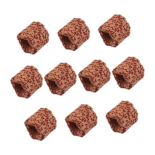 COLLBATH Keramikringe Für Wasserpflanzen Schwerkraftringe Mit Festem Ring Deko-Halter Für Aquarium 10 Stück Aus Keramik Material von COLLBATH