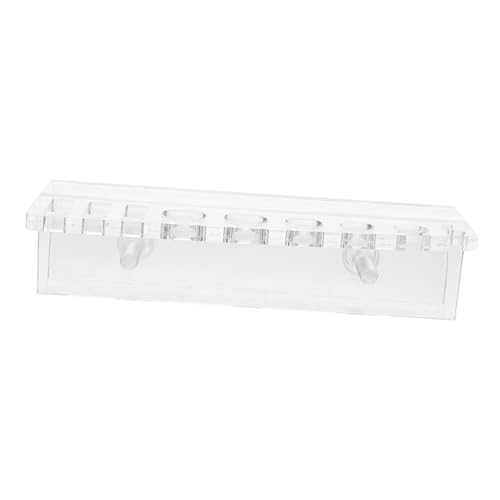 COLLBATH Aquarium Werkzeughalter Aus Transparente Halterung Für Scheren Pinzetten Und Schabwerkzeuge Praktisches Zubehör Für Aquarienpflege Wandmontage Für Einfache Handhabung von COLLBATH