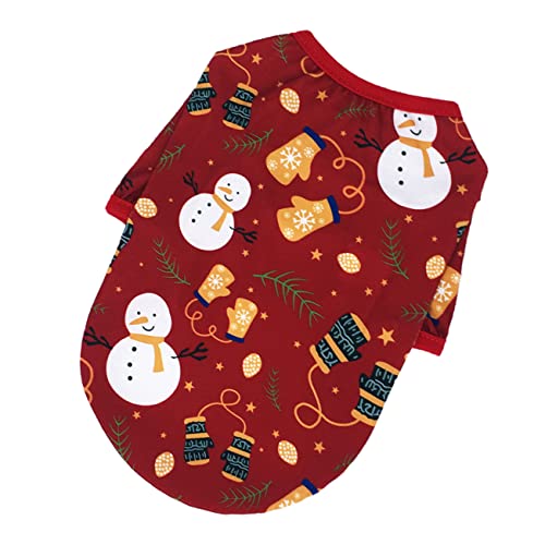 COLLBATH Weihnachts Hundekleidung für Kleine Niedliches Schneemann Kostüm für Katzen Outfit für Festlichkeiten und Haustierpartys Bequem COLLBATH Weihnachts Hundekleidung für Kleine Niedliches Schneemann Kostüm für Katzen Outfit für Festlichkeiten und Haustierpartys Bequem von COLLBATH