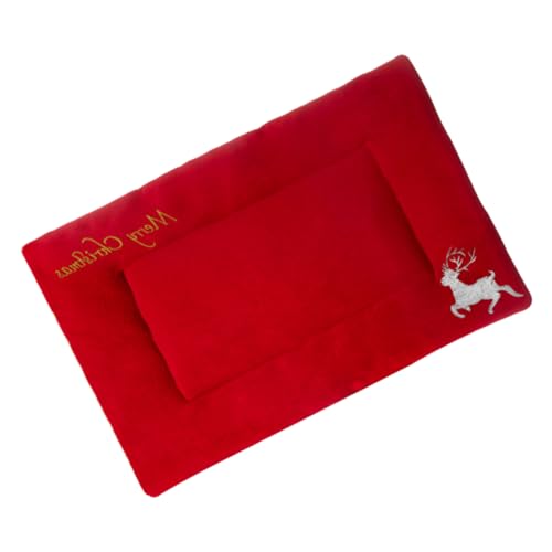 COLLBATH Weihnachts-Hirsch-Muster Für Katzen Und Hunde Warm Plüsch Leicht Waschbar Große Größe COLLBATH Weihnachts-Hirsch-Muster Für Katzen Und Hunde Warm Plüsch Leicht Waschbar Große Größe von COLLBATH