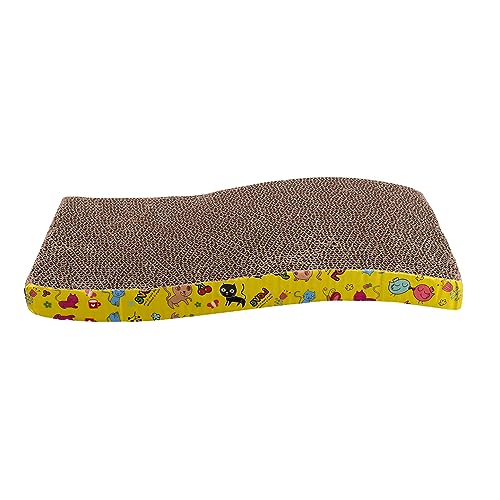 COLLBATH Katzenkratzbrett Kätzchen Spielzeug Leichtes dekoratives Haustier Spielzeug Zufällige Farbe COLLBATH Katzenkratzbrett Kätzchen Spielzeug Leichtes dekoratives Haustier Spielzeug Zufällige Farbe von COLLBATH