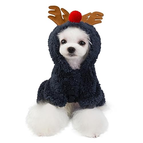COLLBATH Haustierkleidung Winter Hunde-Outfits Santa Hundekostüm Halloweenkostüm Weihnachtshundekostüm Kostüme Für Hundekoch Pyjamas para Welpen-Hoodie Mädchen Mantel Einstellen Großer Hund von COLLBATH