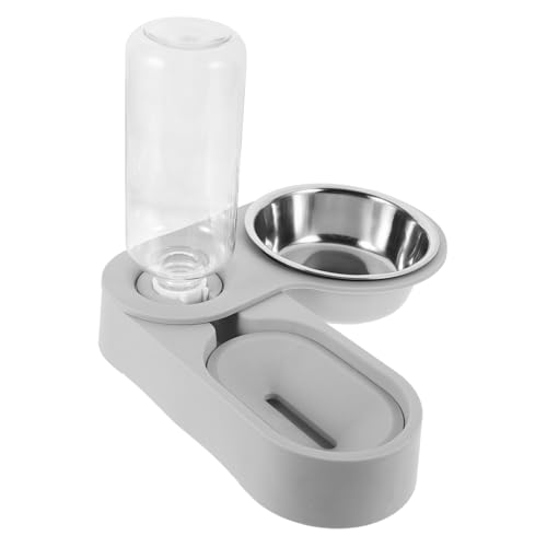 COLLBATH Automatischer Futterständer Für Katzen Mit Wasserspender Futternapf Aus Edelstahl von COLLBATH