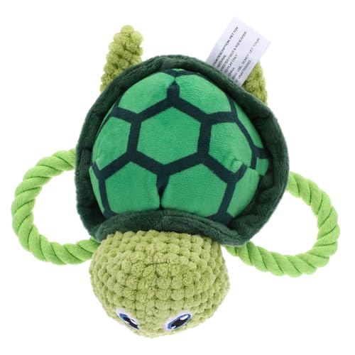 COLLBATH Kuscheltier Schildkröte Weiches Plüschspielzeug Für Kleine Hunde Kau Und Spielzeug Zahngesundheit Langeweile Fördert Die Bindung Zwischen Haustier Und Halter von COLLBATH