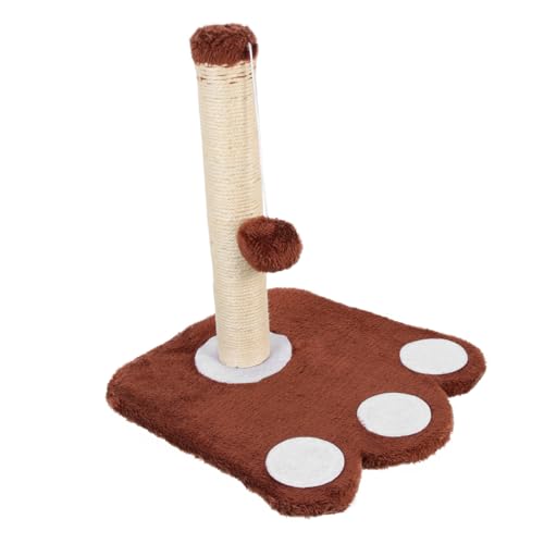 COLLBATH kratzbaum für Katzen Beiträge Sisal Cat Scratcher Bett klebrige Pfoten für Katzen katzenmöbel cat Furniture Kratzbaum für den Haushalt vertikaler Kätzchenkratzer Fussel Brown von COLLBATH