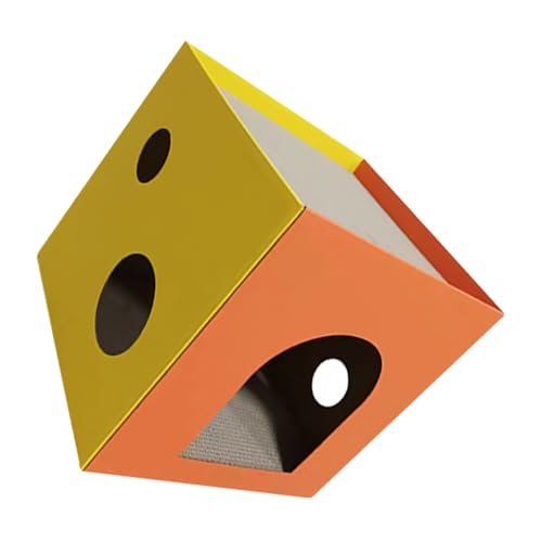 COLLBATH kratzbaum für Katzen Kratzbrett Katze kratzmatte Katzenspielzeug für Wohnungskatzen Kratzbäume für Wohnungskatzen Katze kratzt erhalten Katzenhaus Katzenkratzer Sisal Orange von COLLBATH