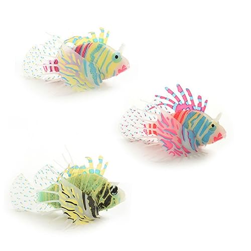 COLLBATH Schneckenfisch Aquarienschnecke Aquarium-Dekor künstliche Fische Home Decor hausdeko schneckenkorn aquatischer Feuerfisch Dekoration für Aquarienfische Koralle schmücken Ausrüstung von COLLBATH